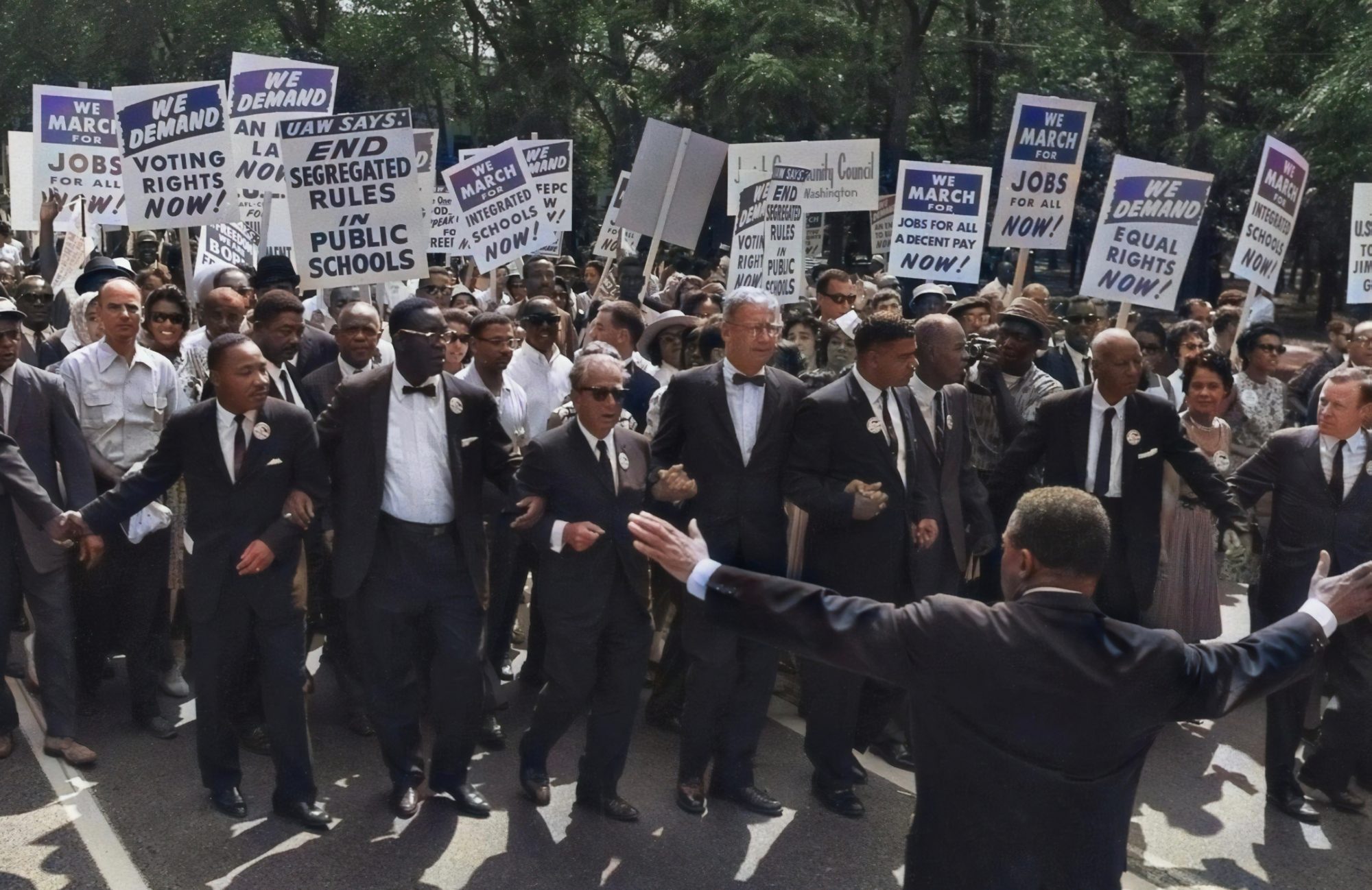 Transformational Activism Eternal Flame, Martin Luther King Jr. National Historic Site group protesting to end Segregation